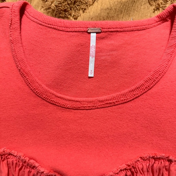 EUC Free People Catalina Mini Dress Radiant Watermelon 🍉 Size Small - Picture 6 of 8